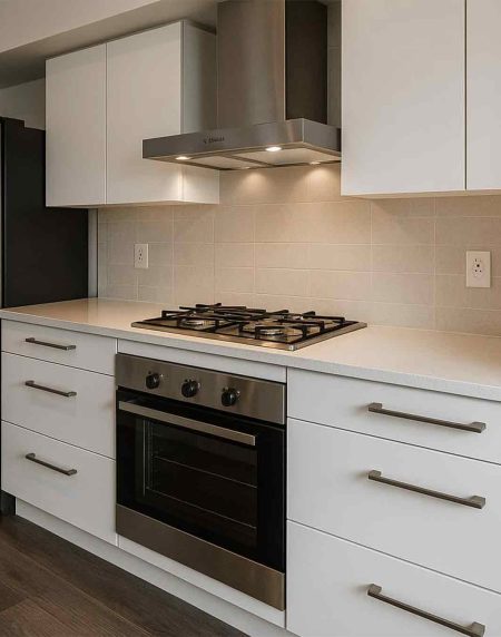 Beyaz Minimalist MutfakTasarımı